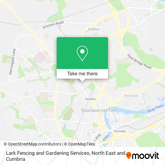 Lark Fencing and Gardening Services map
