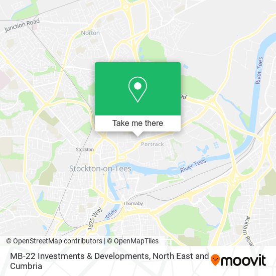 MB-22 Investments & Developments map