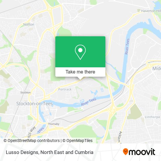 Lusso Designs map