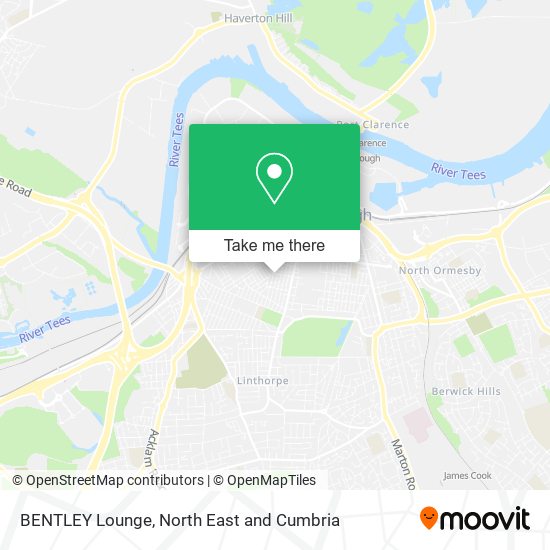 BENTLEY Lounge map