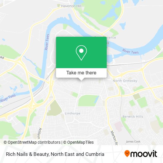 Rich Nails & Beauty map