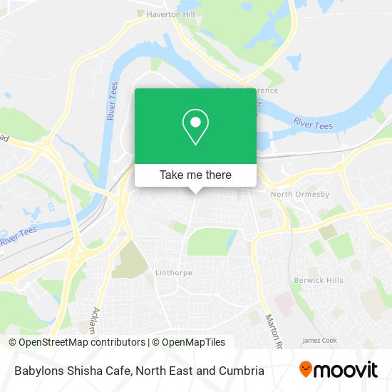 Babylons Shisha Cafe map