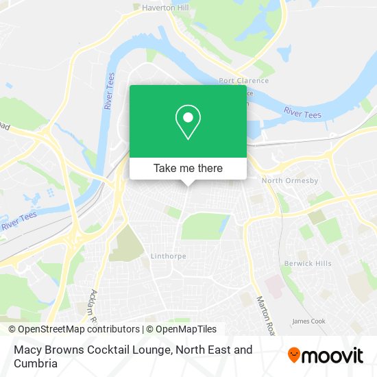 Macy Browns Cocktail Lounge map