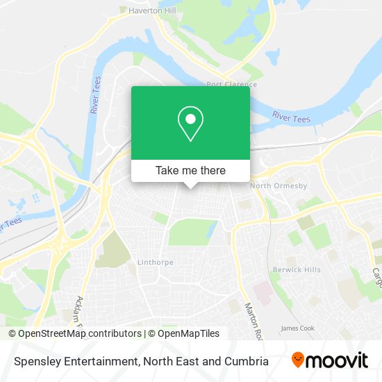 Spensley Entertainment map