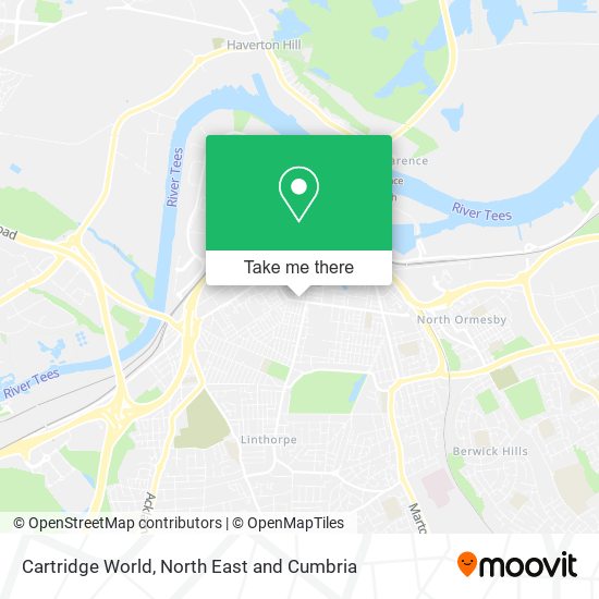 Cartridge World map
