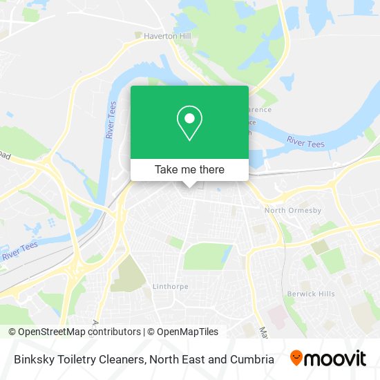Binksky Toiletry Cleaners map