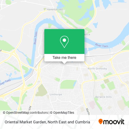 Oriental Market Garden map