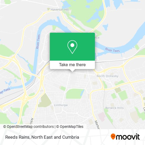 Reeds Rains map