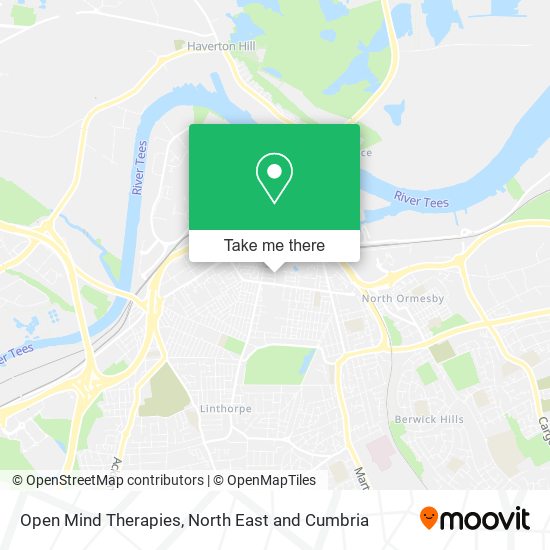 Open Mind Therapies map