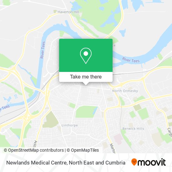 Newlands Medical Centre map