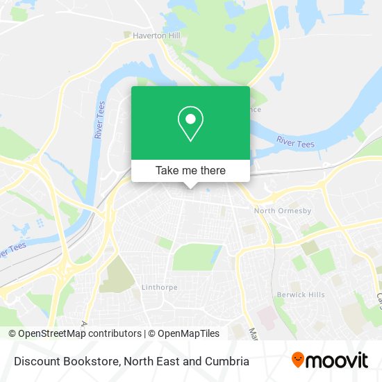 Discount Bookstore map