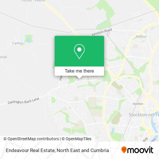 Endeavour Real Estate map