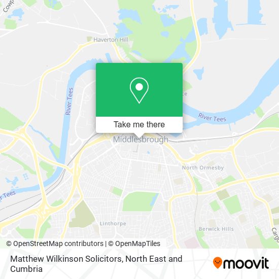 Matthew Wilkinson Solicitors map