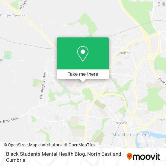 Black Students Mental Health Blog map