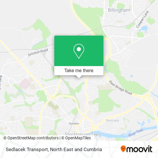 Sedlacek Transport map