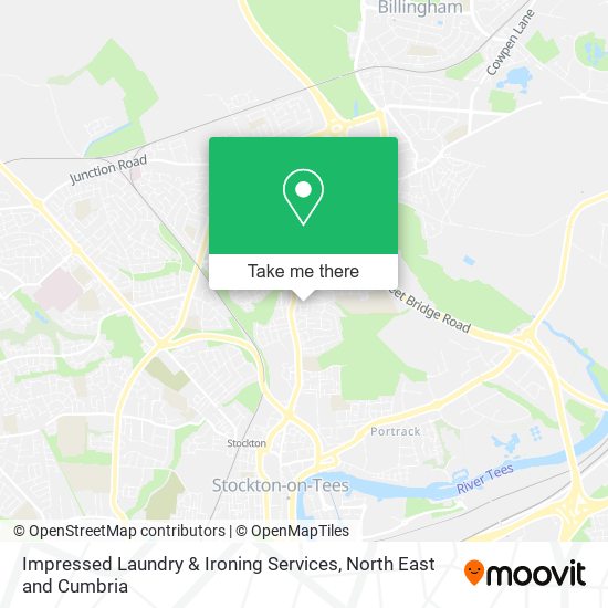 Impressed Laundry & Ironing Services map