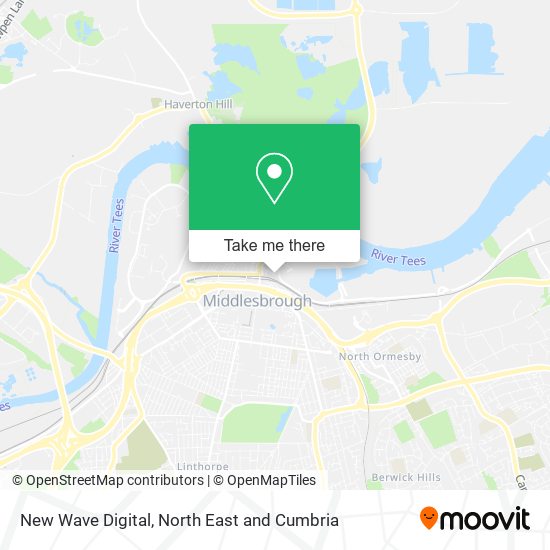 New Wave Digital map