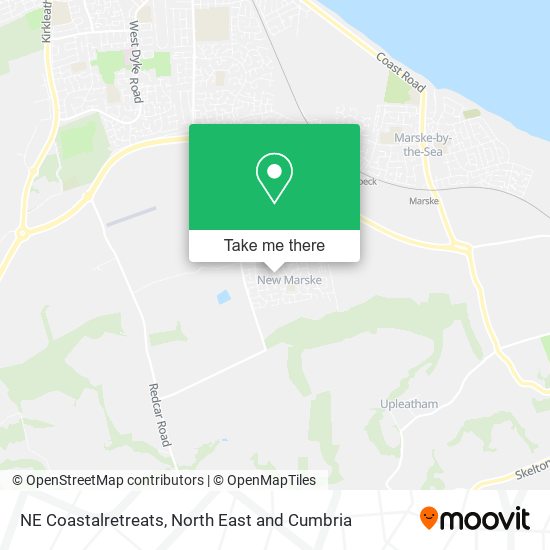 NE Coastalretreats map