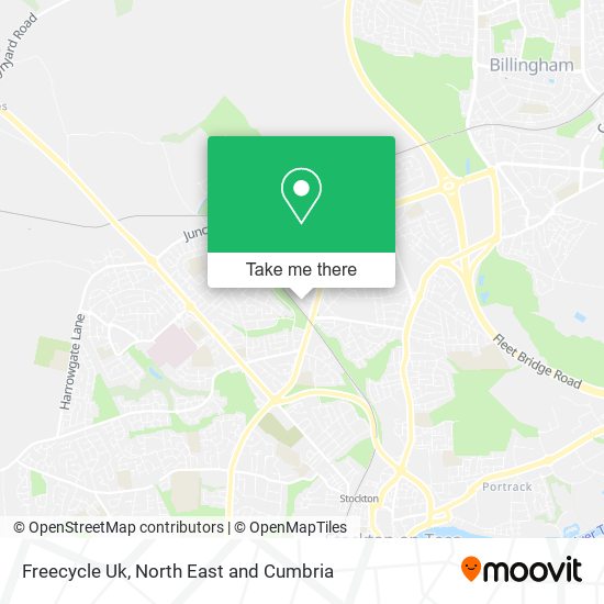 Freecycle Uk map