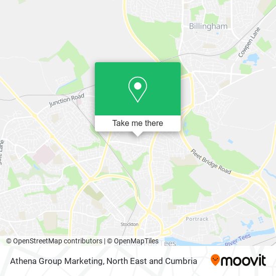 Athena Group Marketing map