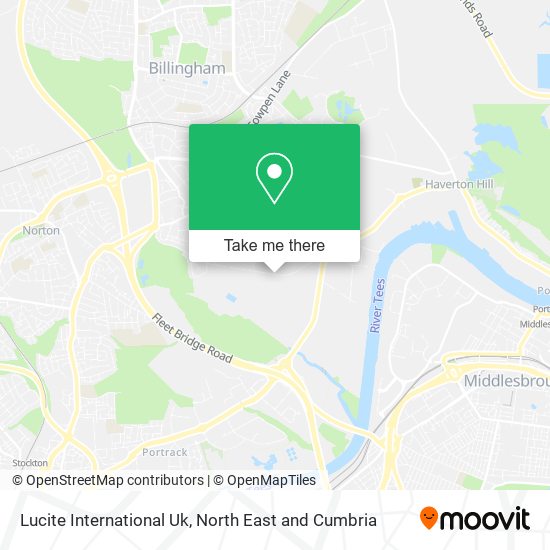 Lucite International Uk map