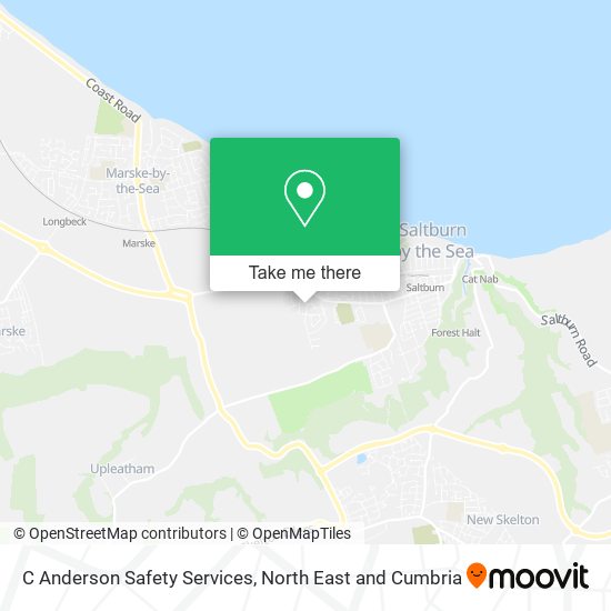 C Anderson Safety Services map