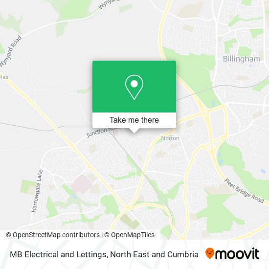 MB Electrical and Lettings map
