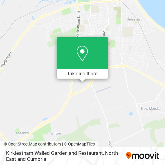 Kirkleatham Walled Garden and Restaurant map