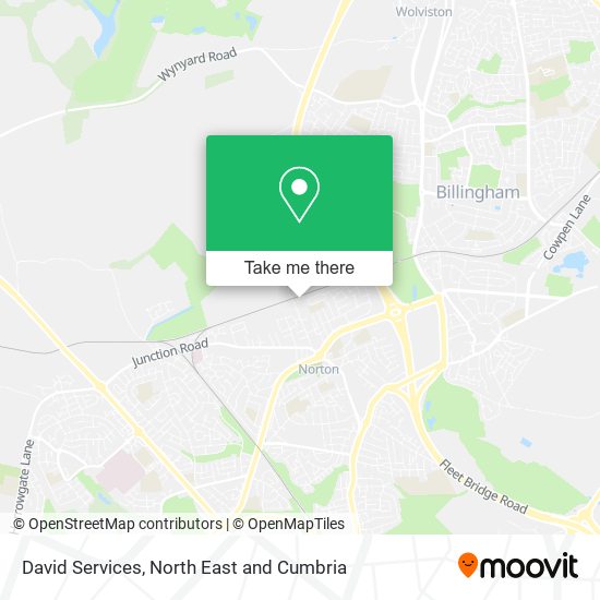 David Services map