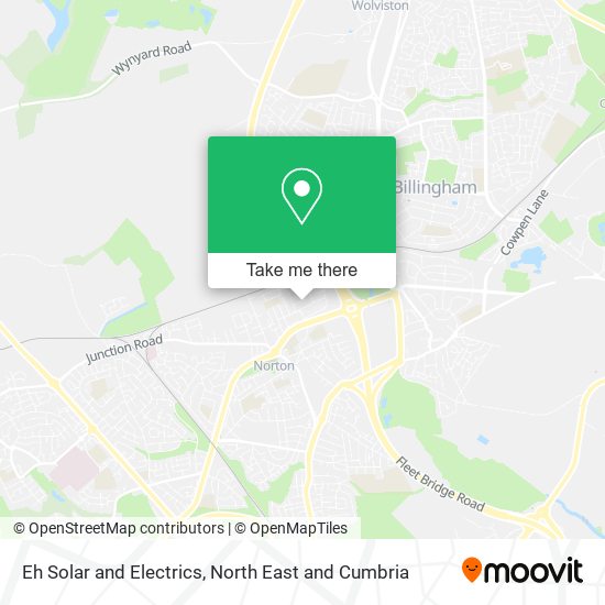 Eh Solar and Electrics map