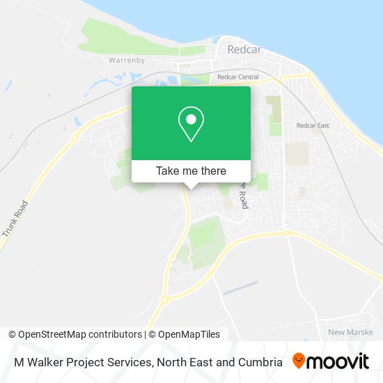 M Walker Project Services map