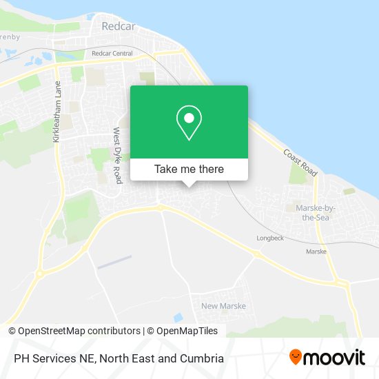 PH Services NE map
