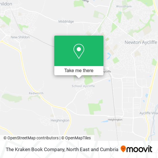 The Kraken Book Company map