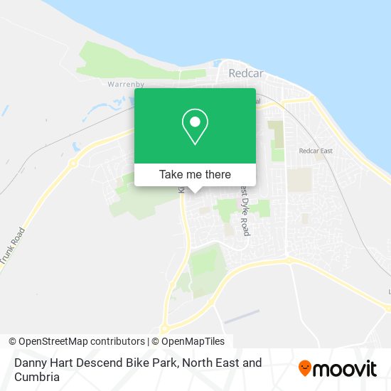 Danny Hart Descend Bike Park map