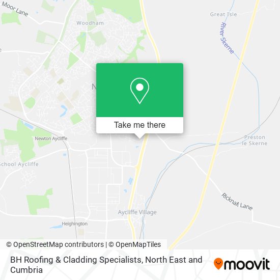 BH Roofing & Cladding Specialists map