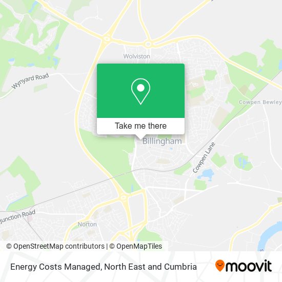 Energy Costs Managed map