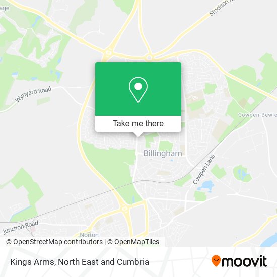 Kings Arms map