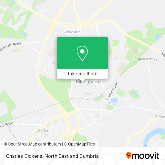 Charles Dickens map