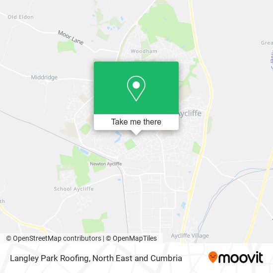 Langley Park Roofing map