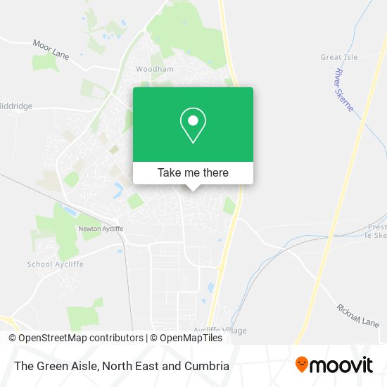 The Green Aisle map