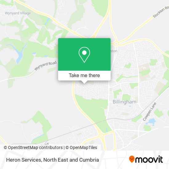 Heron Services map