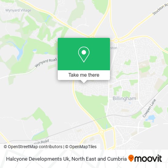 Halcyone Developments Uk map