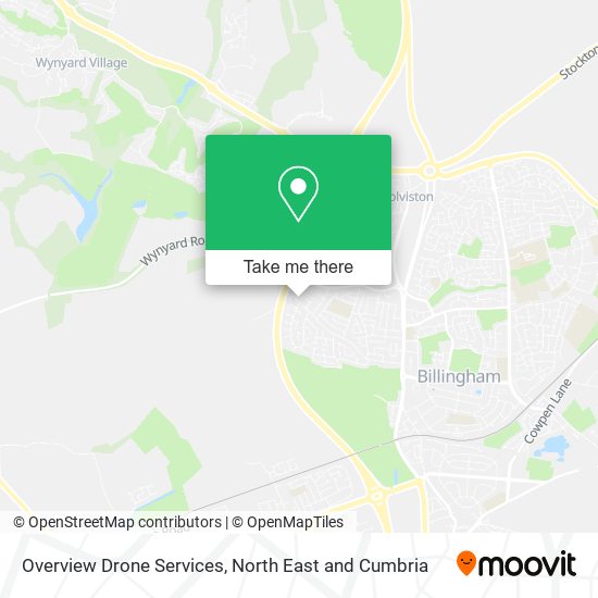 Overview Drone Services map
