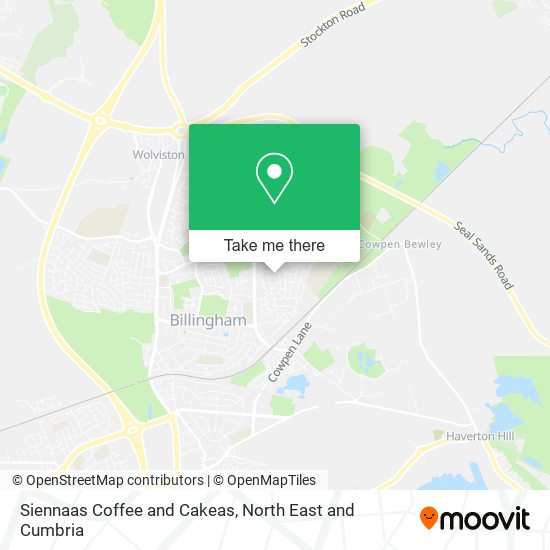 Siennaas Coffee and Cakeas map