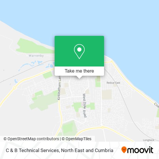 C & B Technical Services map