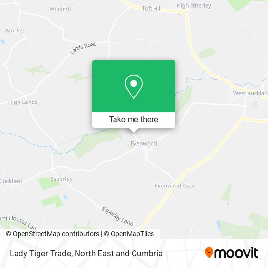 Lady Tiger Trade map