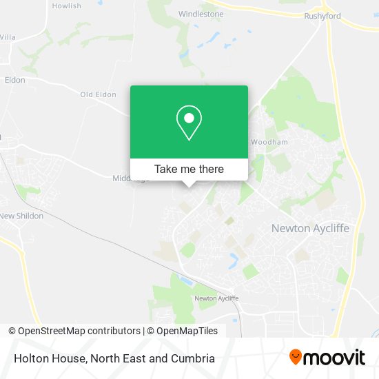 Holton House map
