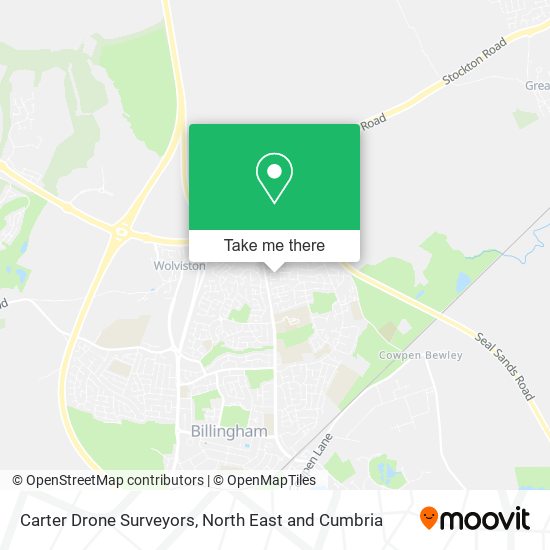 Carter Drone Surveyors map