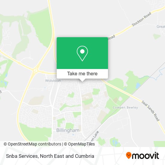 Snba Services map
