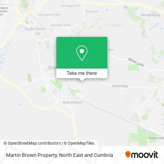 Martin Brown Property map